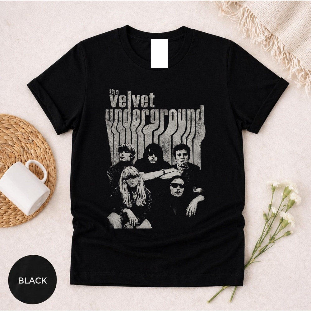 Velvet Underground Inspired Shirt Rock Tee